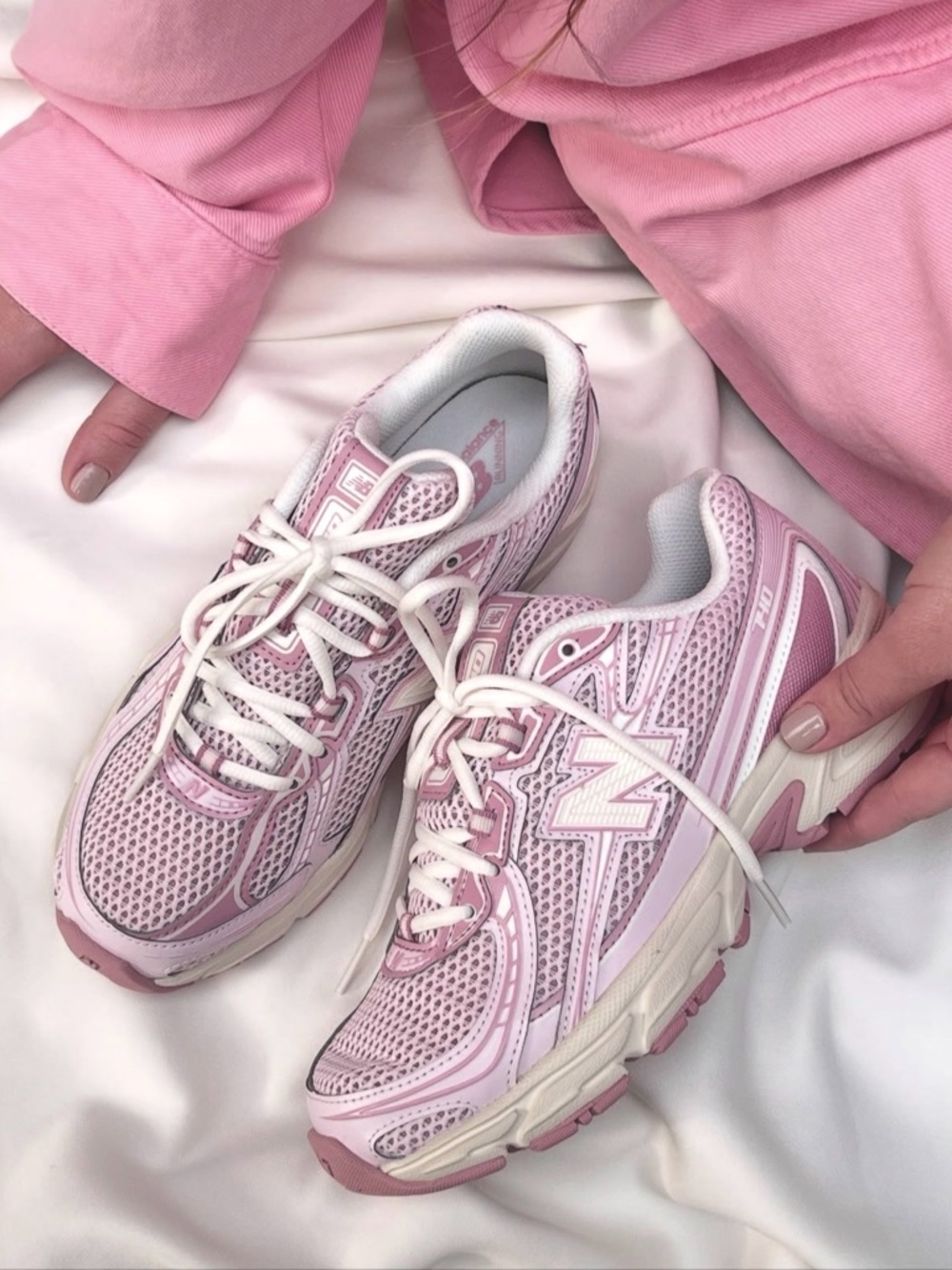 New Balance 💅 740 Pink Granite Athletic Sneaker Shoes U740PP2 U058015 7.5 8.5 - Picture 4 of 14